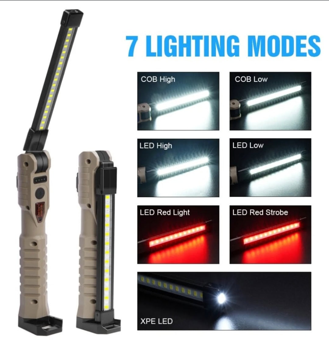 LED Lamp with built in magents