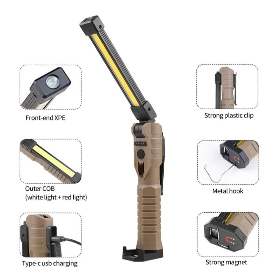 Strong magnetic LED Lamp with 7 modes lighting