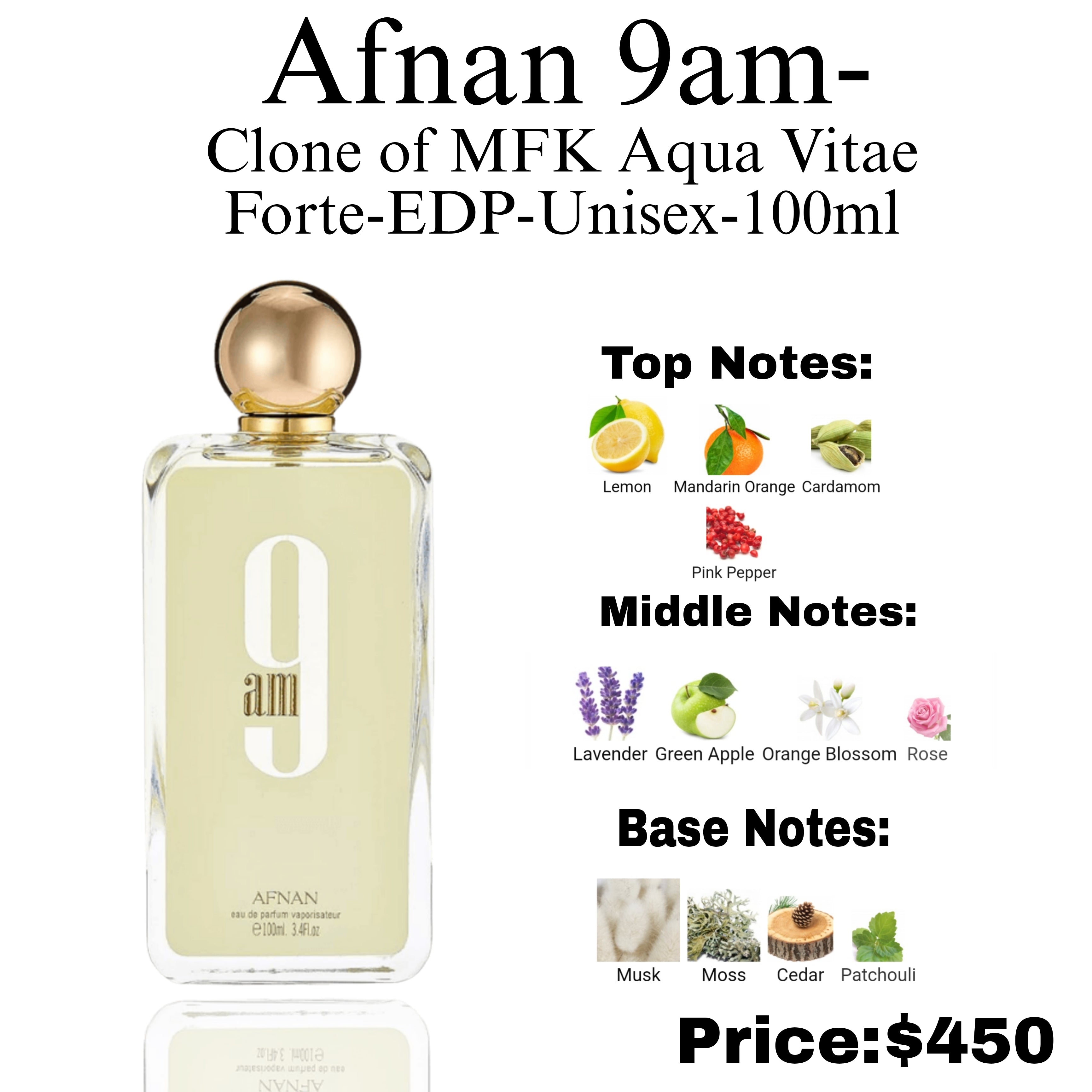 Afnan 9am- Unisex-EDP- 100ml