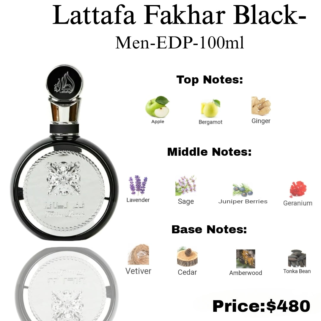Lattafa Fakhar Black- EDP- Men-100ml