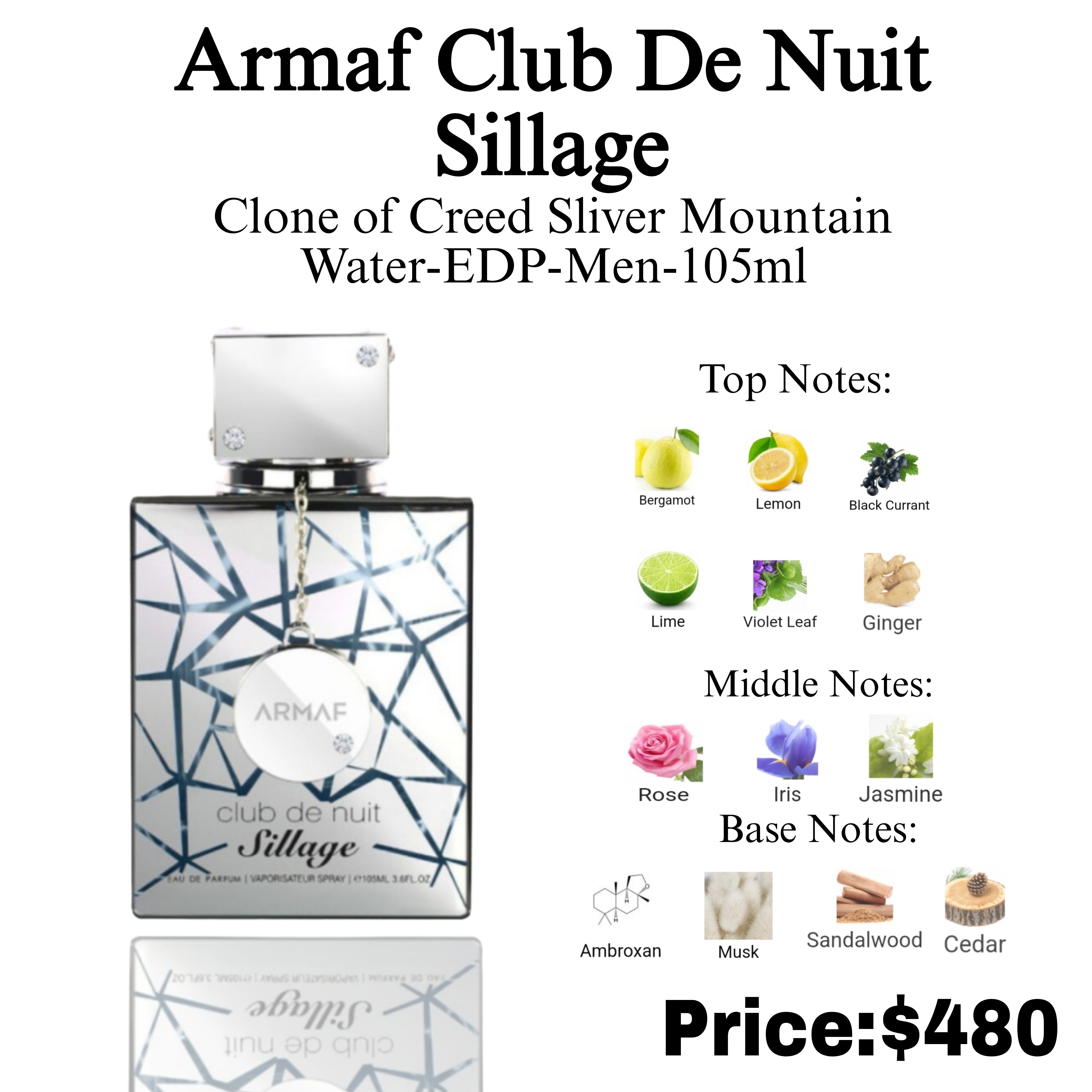 Armaf Club De Nuit Sillage- Men- 105ml- EDP