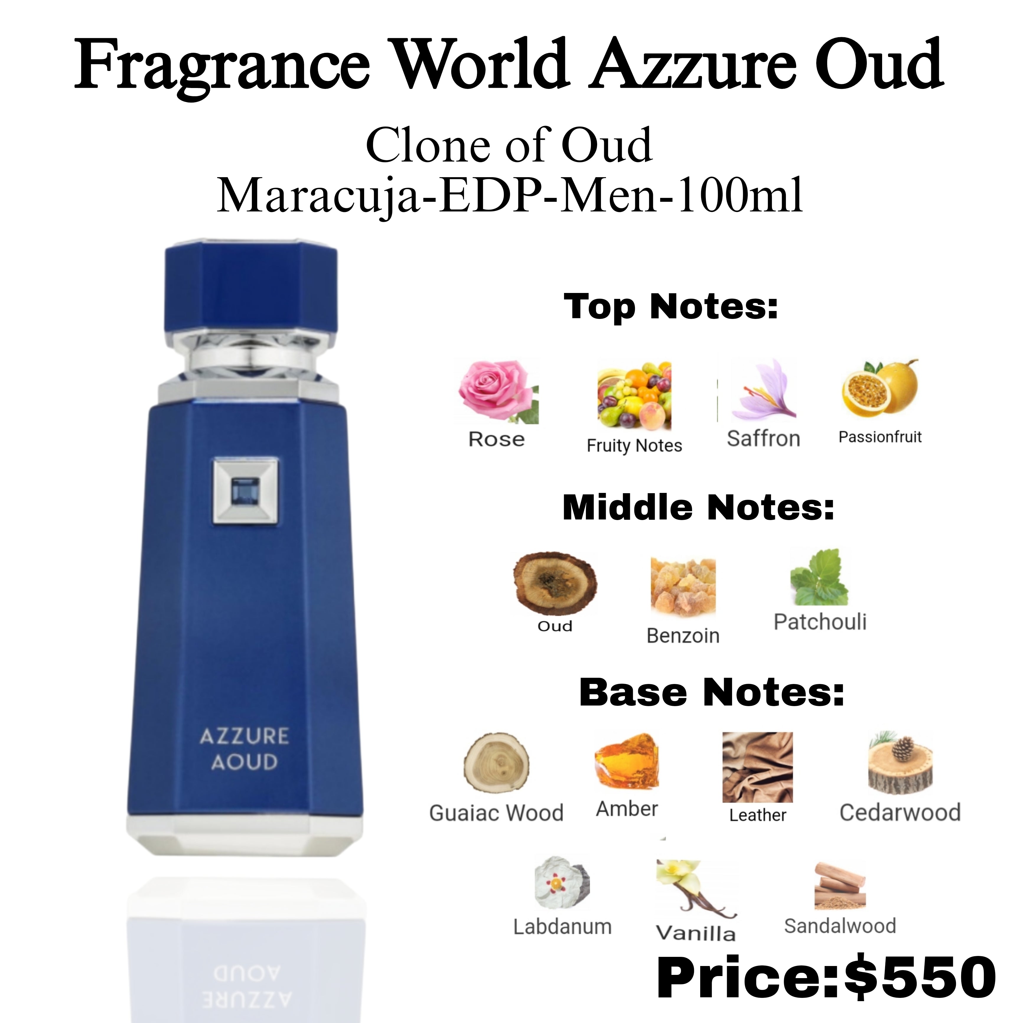 Azzure Aoud-Men- 100ml- EDP