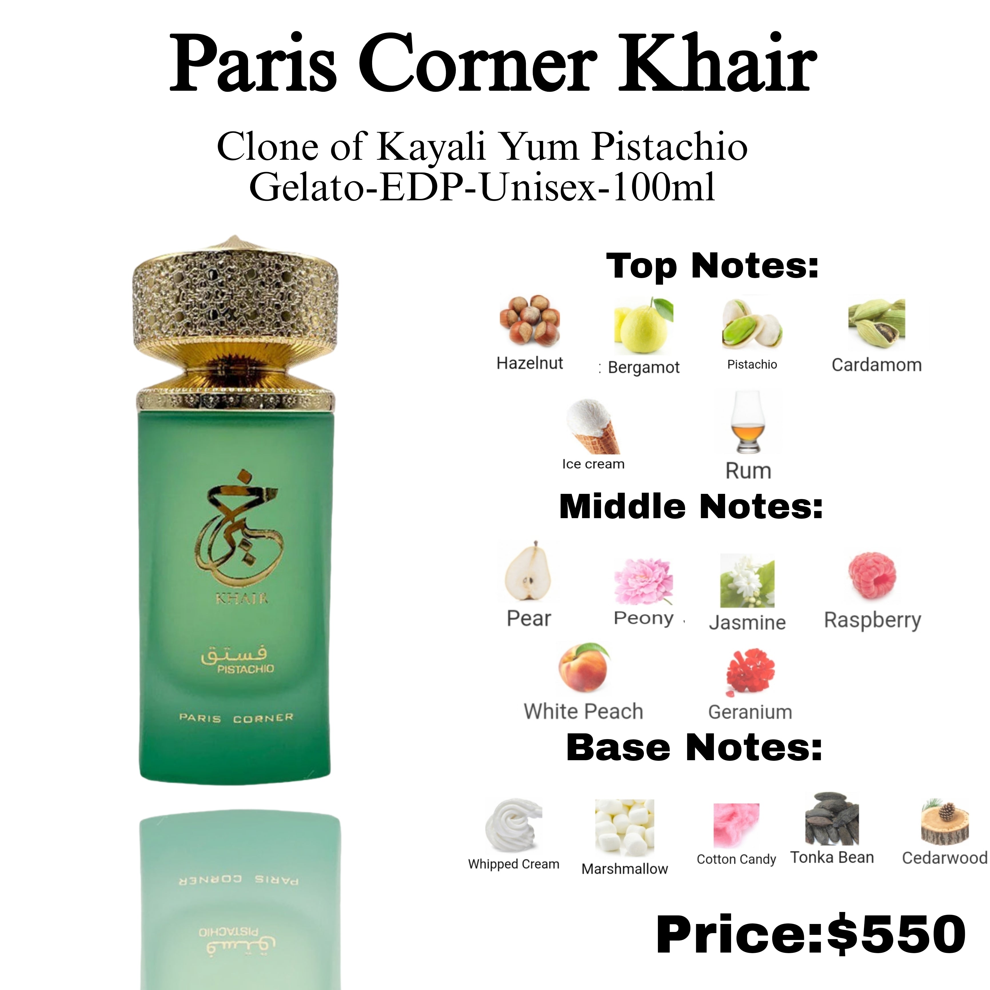 Paris Corner Khair-Uinsex- 100ml- EDP
