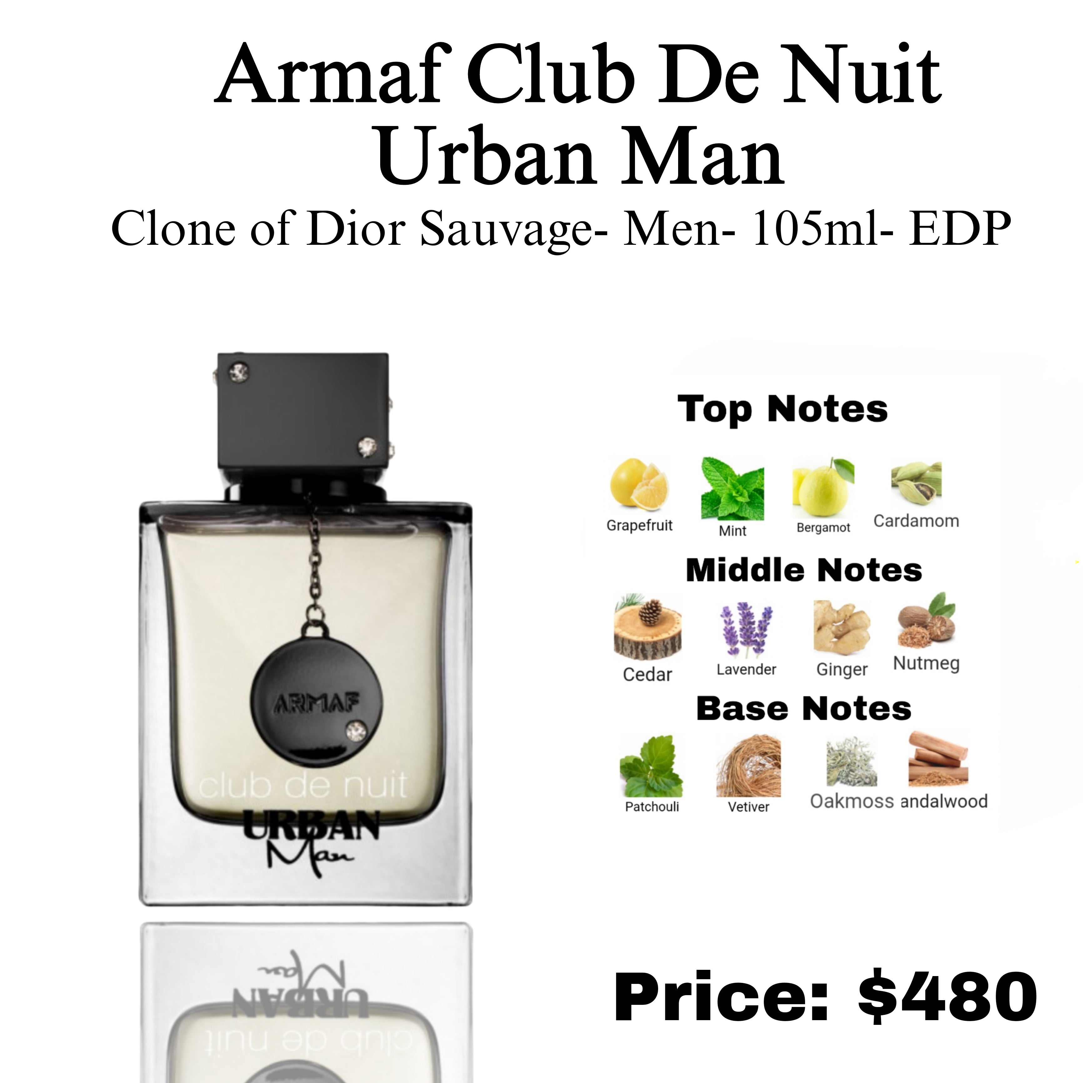 Club De Nuit Urban Man-Men- 105ml- EDP