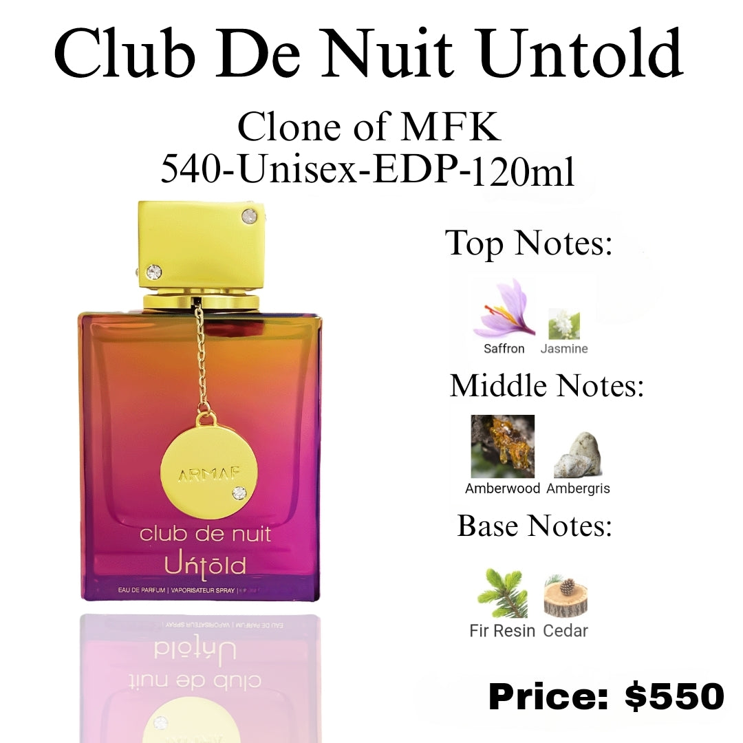 Club De Nuit Untold- Unisex- EDP- 120ml