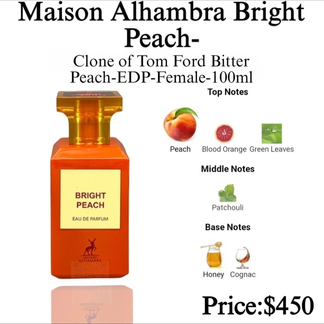 Maison Alhambra Bright Peach- Female- EDP- 80ml