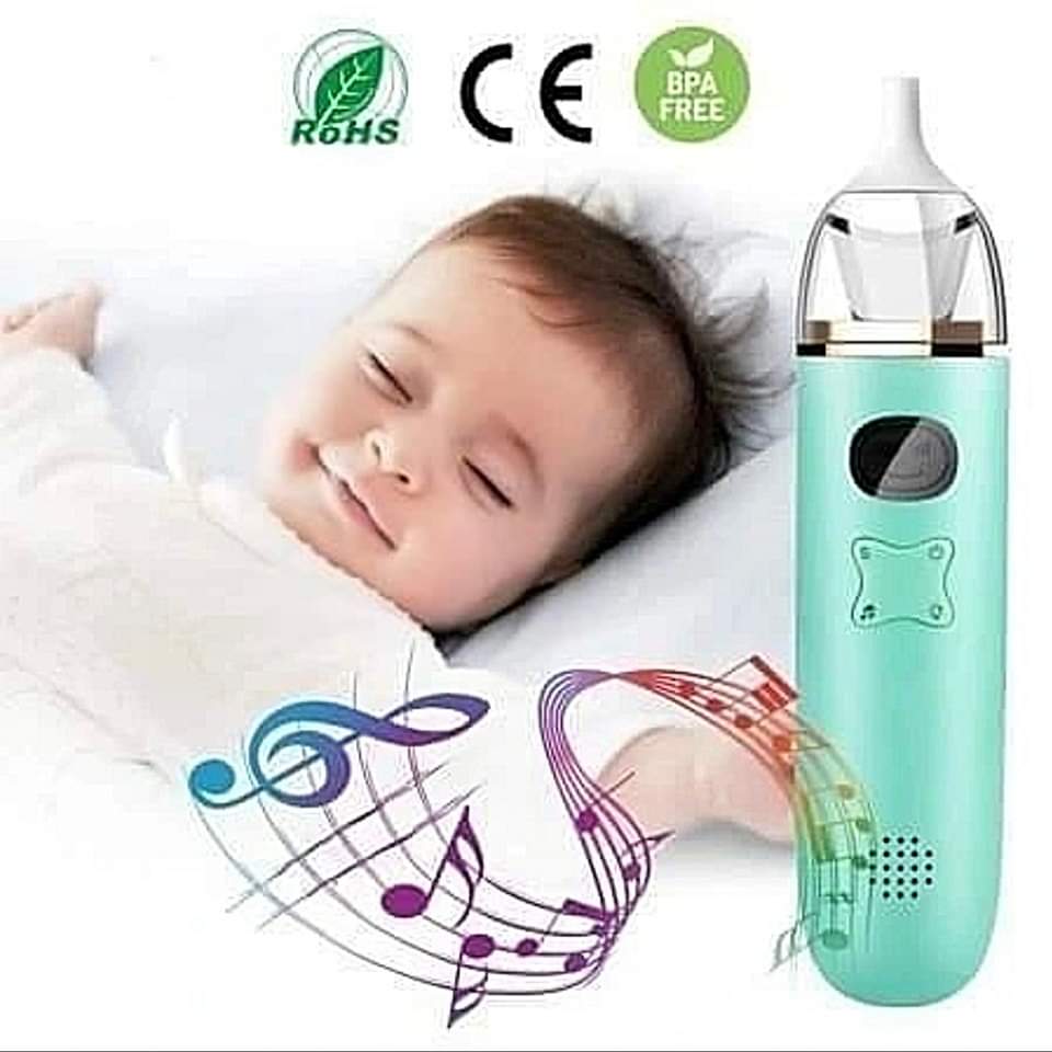 Baby Nasal Aspirator Electric Nose Sucker Baby Nose Sucker, Baby Nose Cleaner Rechargeable Nasal Aspirator for Toddler and Newborns Booger Sucker