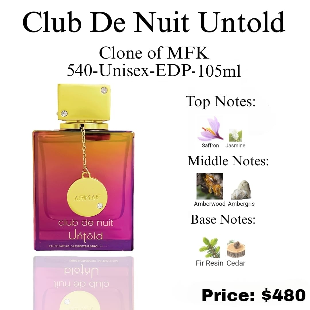 Club De Nuit Untold- Unisex- EDP- 105ml
