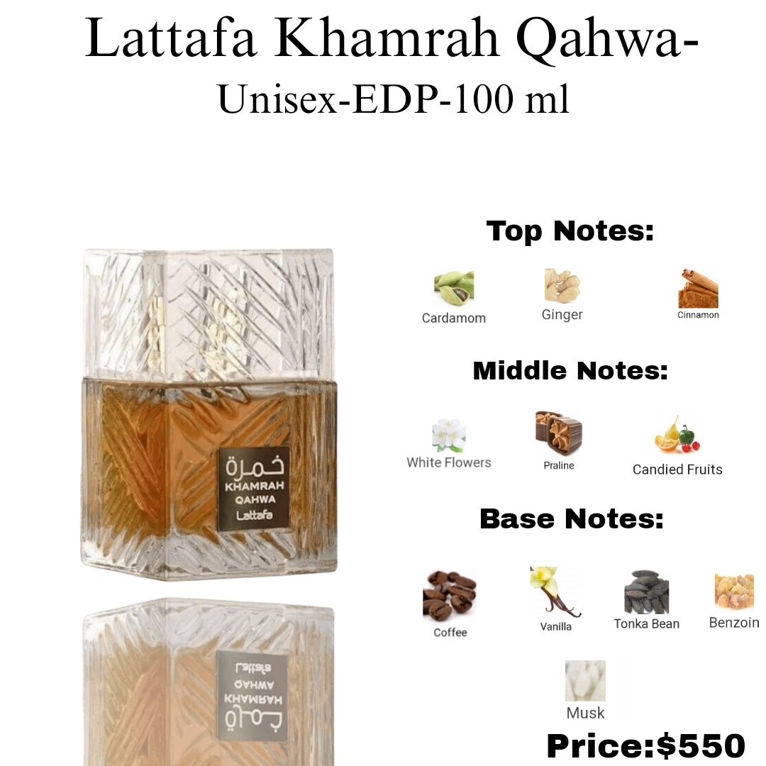 Khamrah Qahwa- Unisex- 100ml- EDP