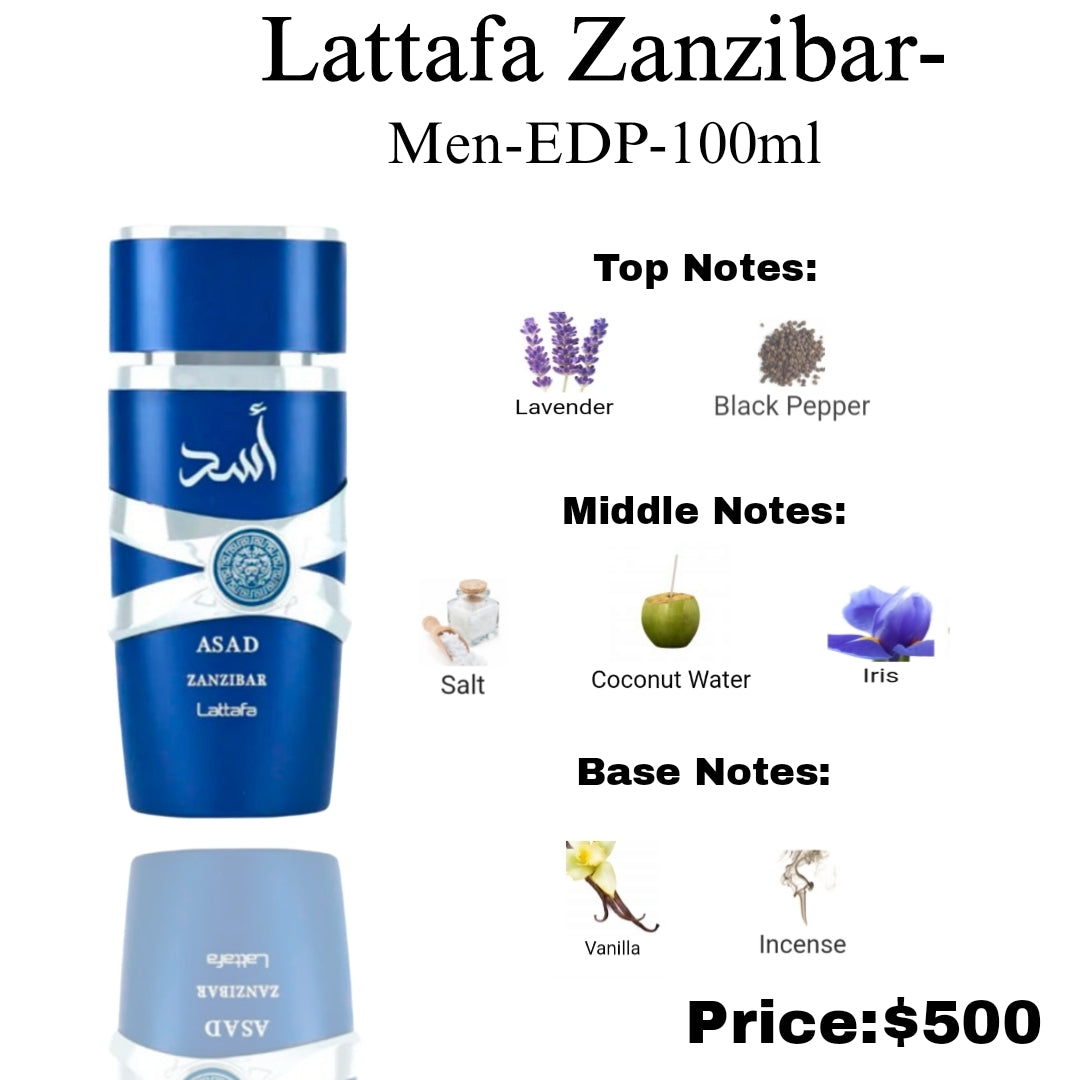 Lattafa Zanzibar- EDP- Men- 100ml