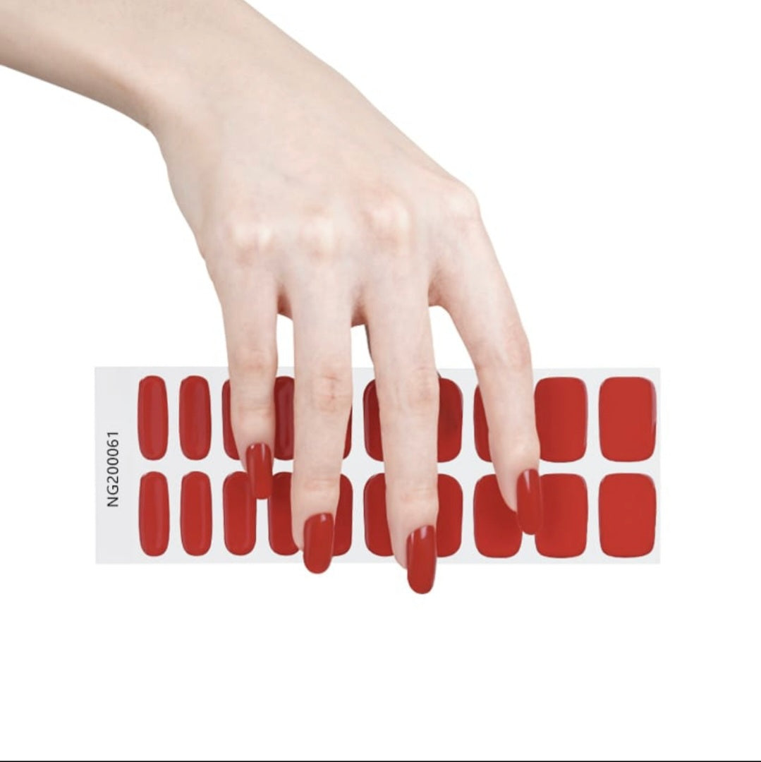 Semi-cured Gel Nail Stickers