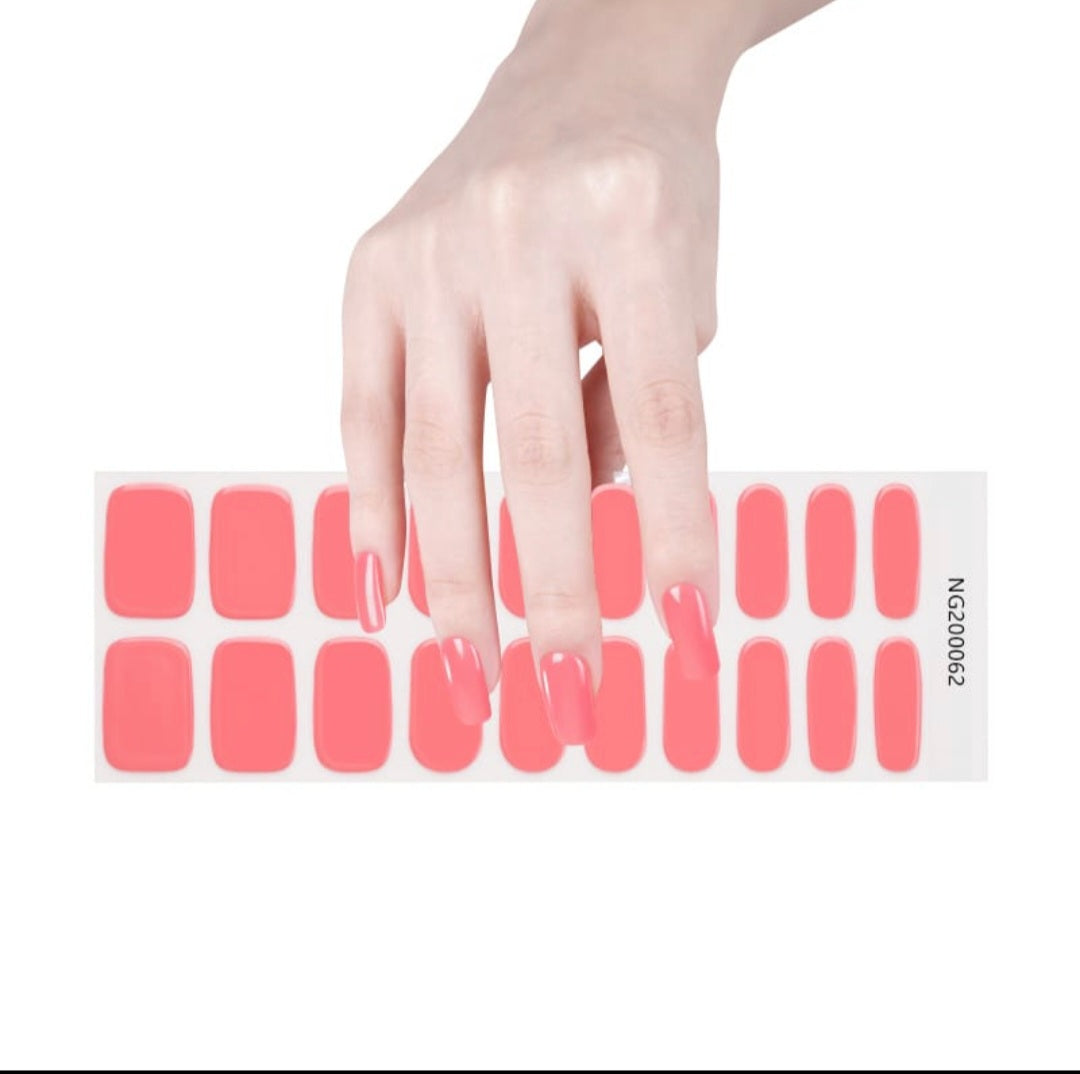 Semi-cured Gel Nail Stickers