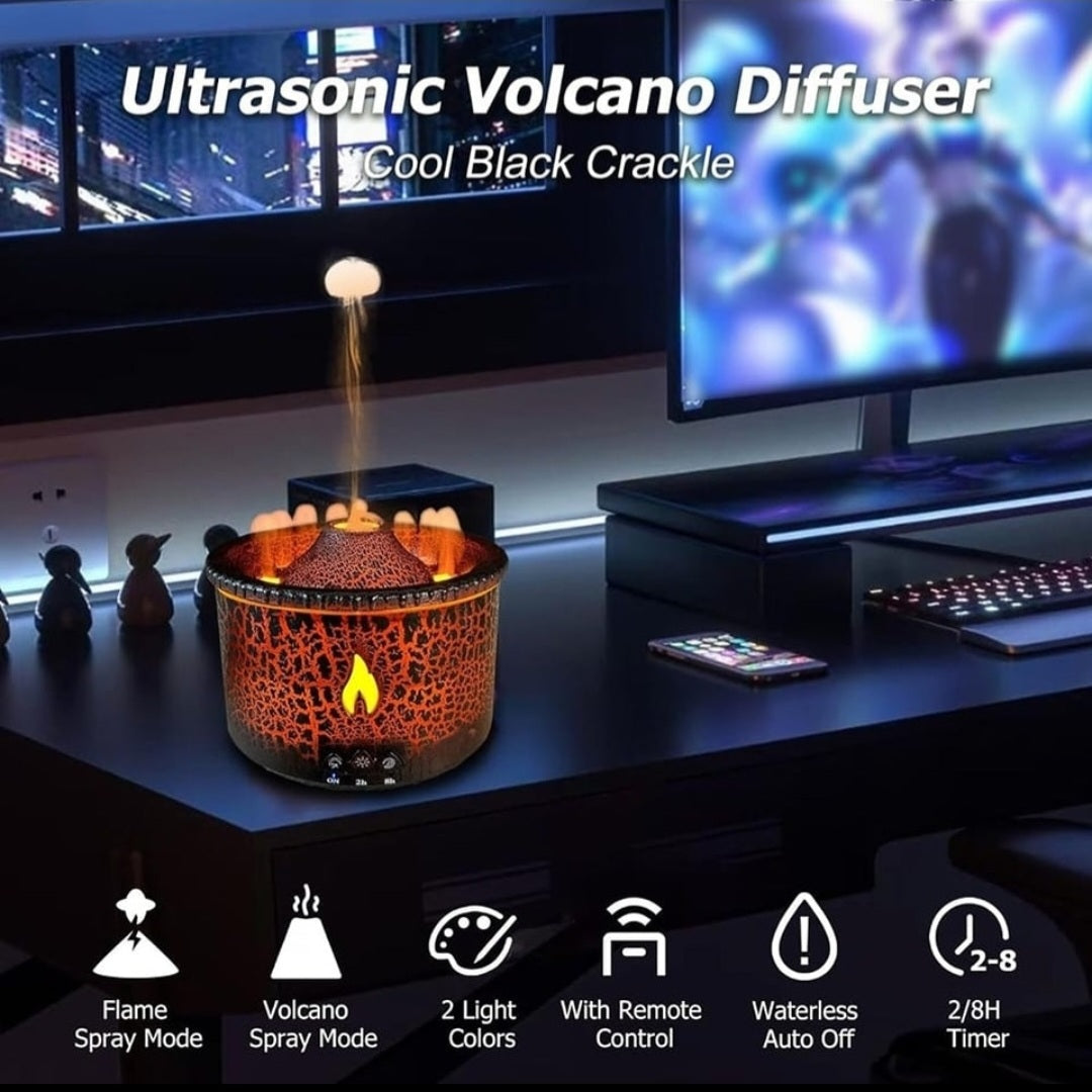 Volcano Humidifier/ Volcano Diffuser/ Aromatherapy